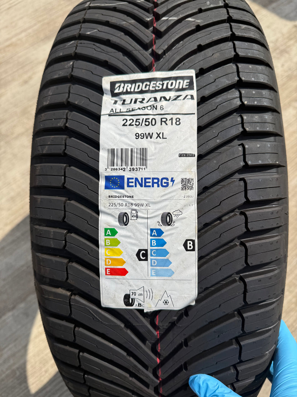 Tyres - Bridgestone Turanza All Season 6 225/50 R18 99W XL