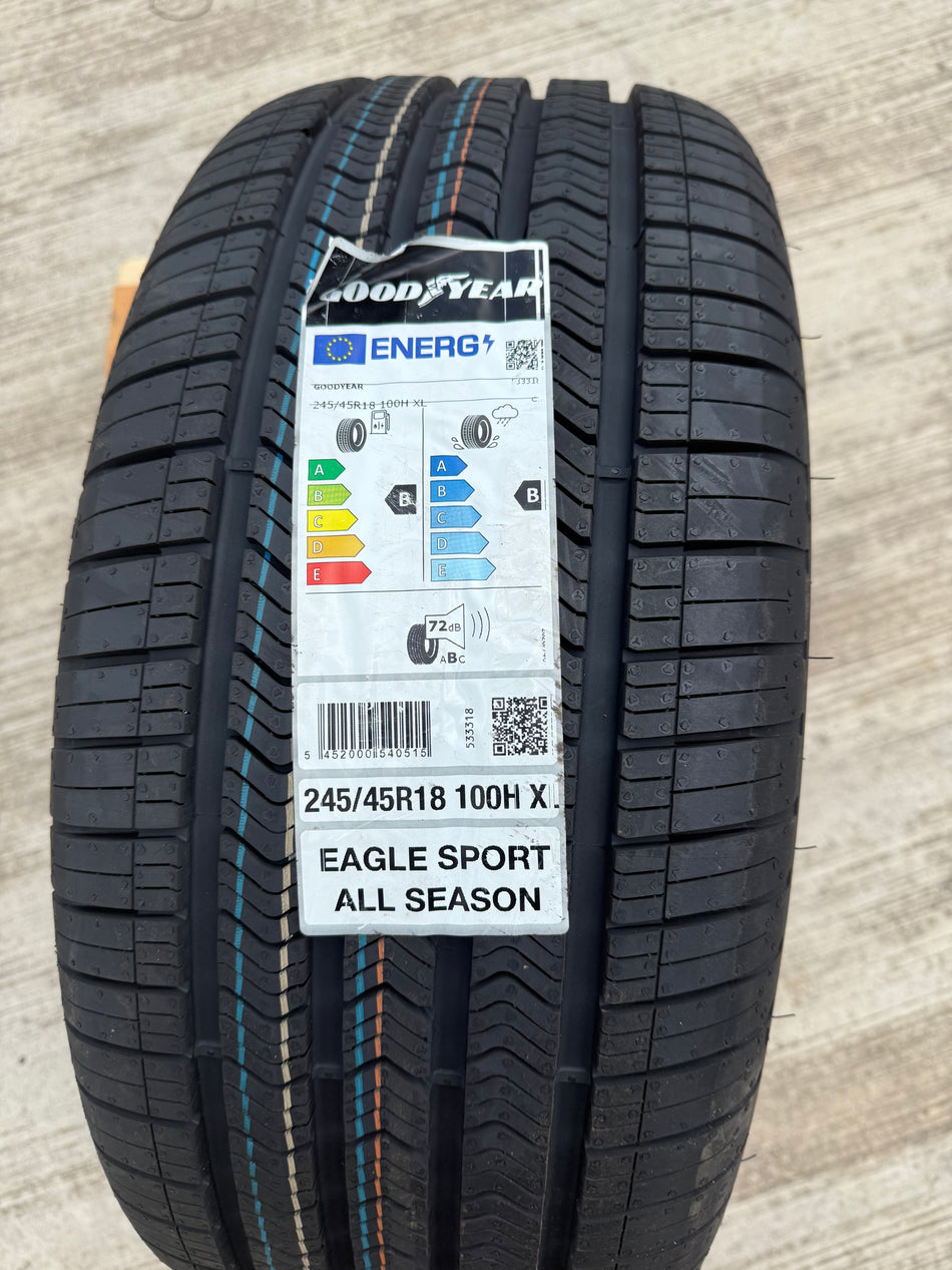 Tyres - Goodyear Eagle Sport All Season 245/45 R18 100H X